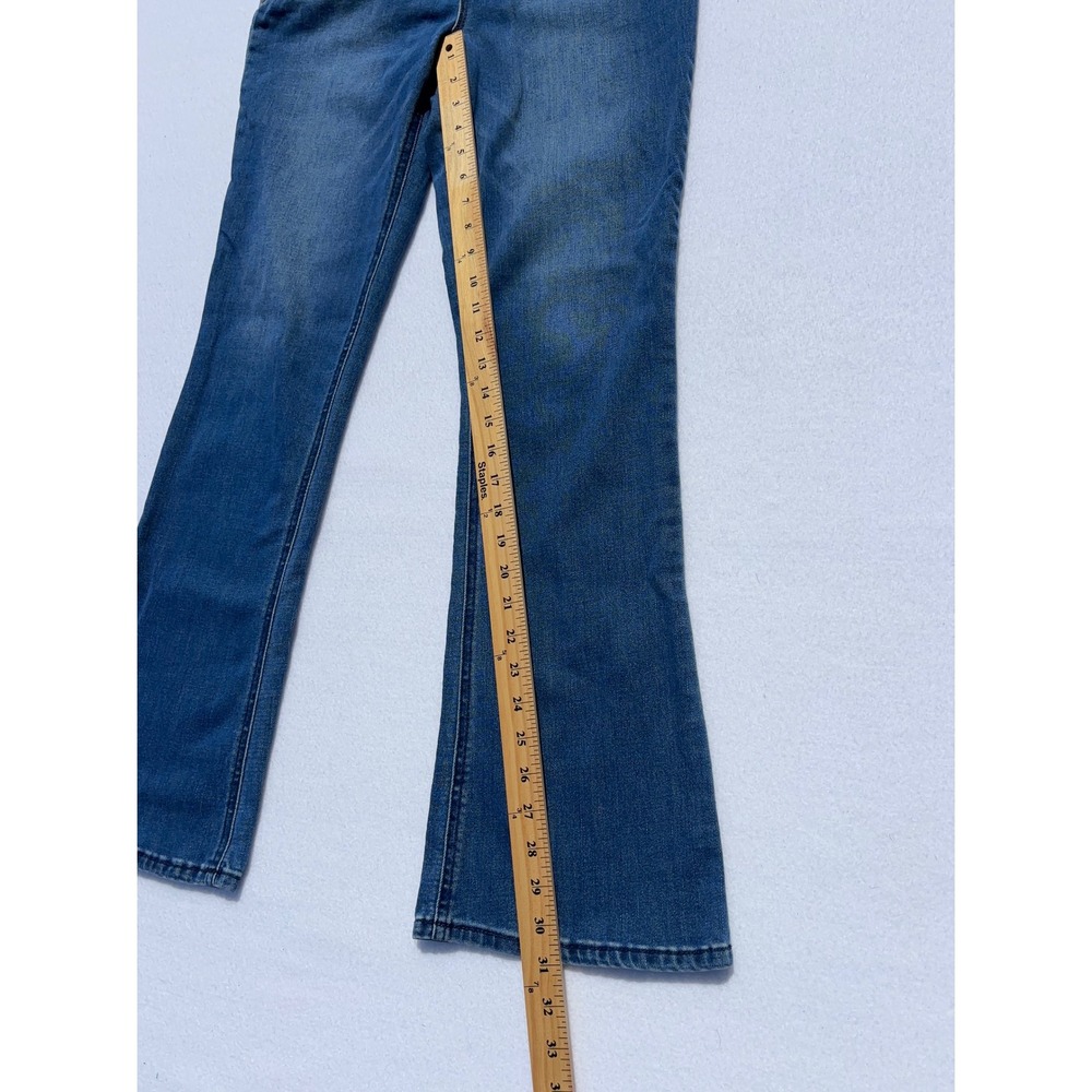 Democracy Ab solution High Rise Bootcut Jeans Medium Wash Blue Size 10 - Picture 11 of 13